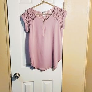 GIRLS Junior Trendyland  Dressy Blouse  Mauve NWOT